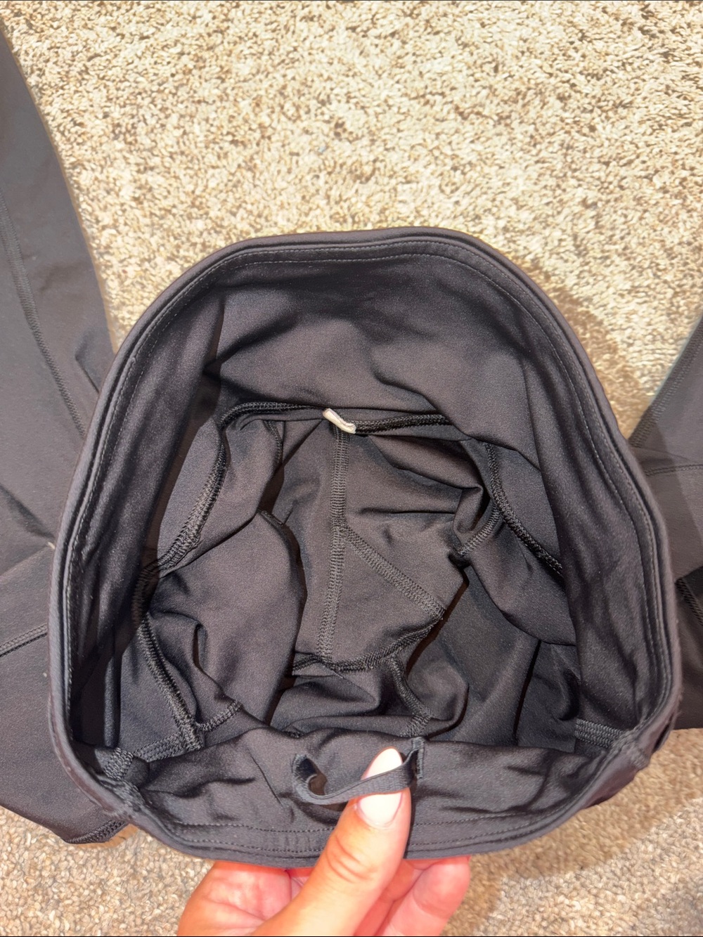 Lululemon Fast and Free Leggings 25” size 6 Black - Picture 3 of 6